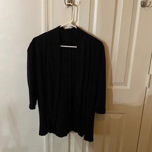 A black sweater